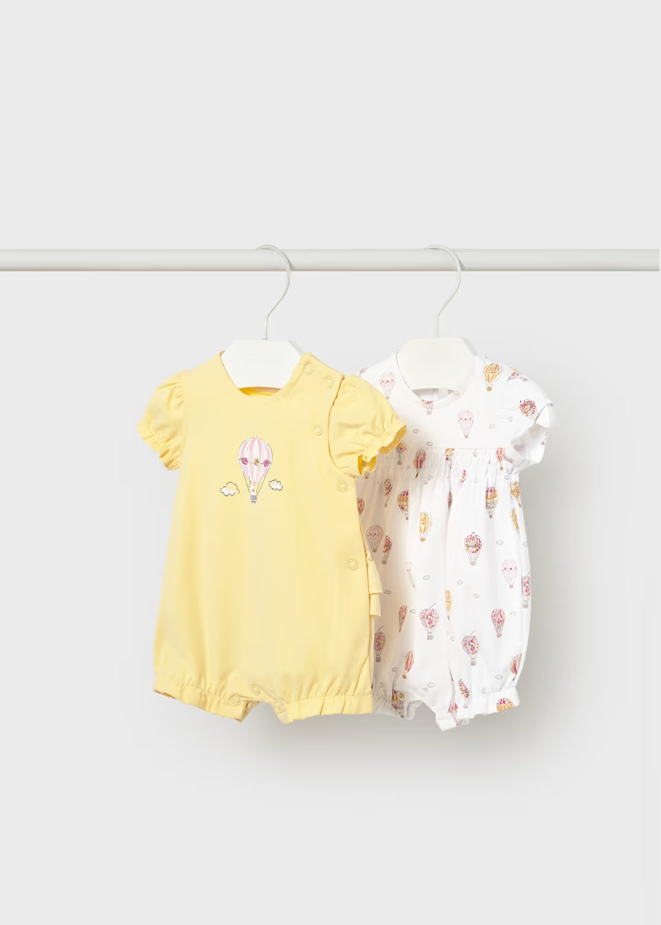 Mayoral 2pc Newborn Hot Air Balloon Romper Sets