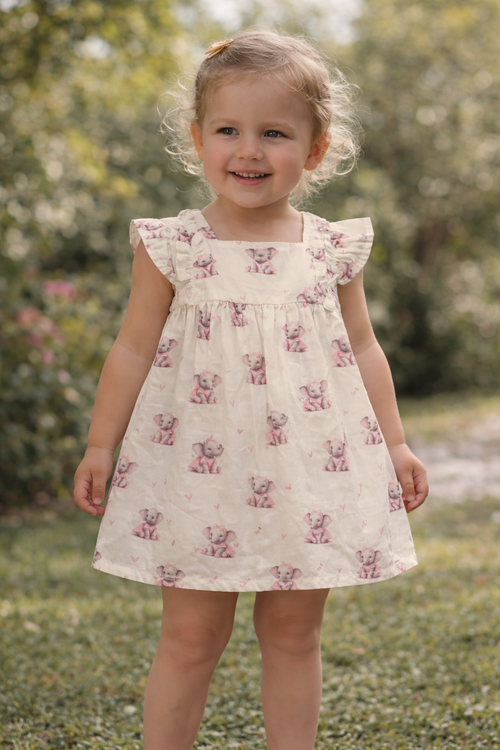 Deolinda Elephant Dress and Bloomers