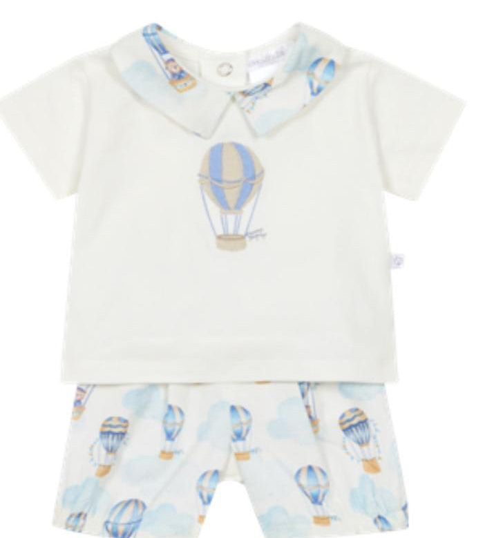 Deolinda Boy’s Hot Air Balloon Shorts Set