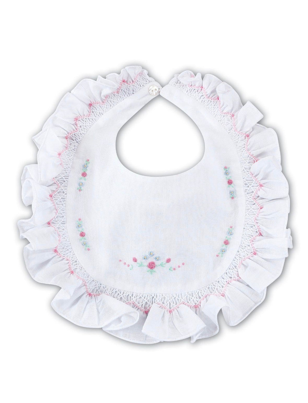 Sarah Louise Smocked Bib and Bootie Set