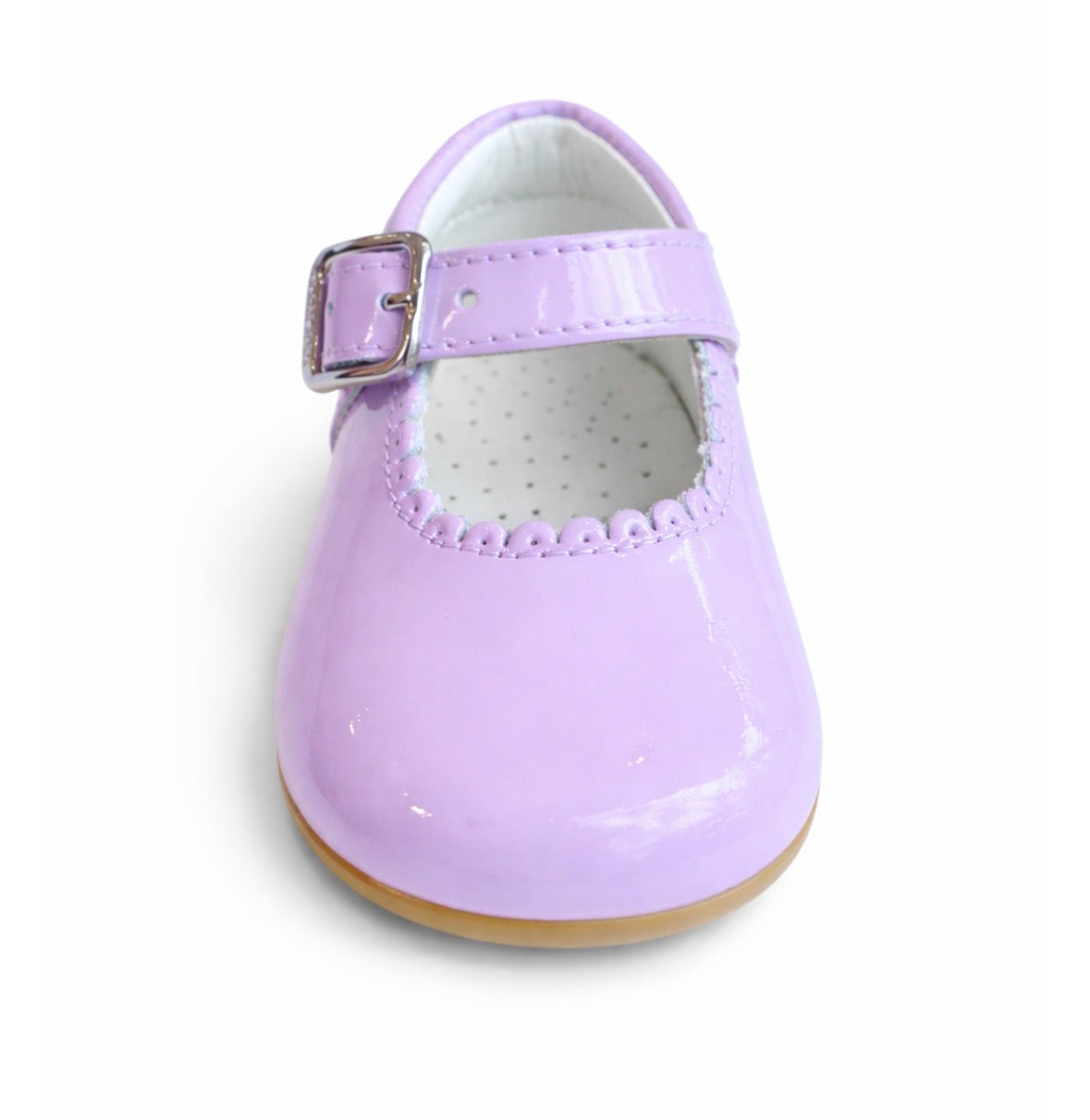 Andanines Lilac Mary Jane Patent Leather Shoes
