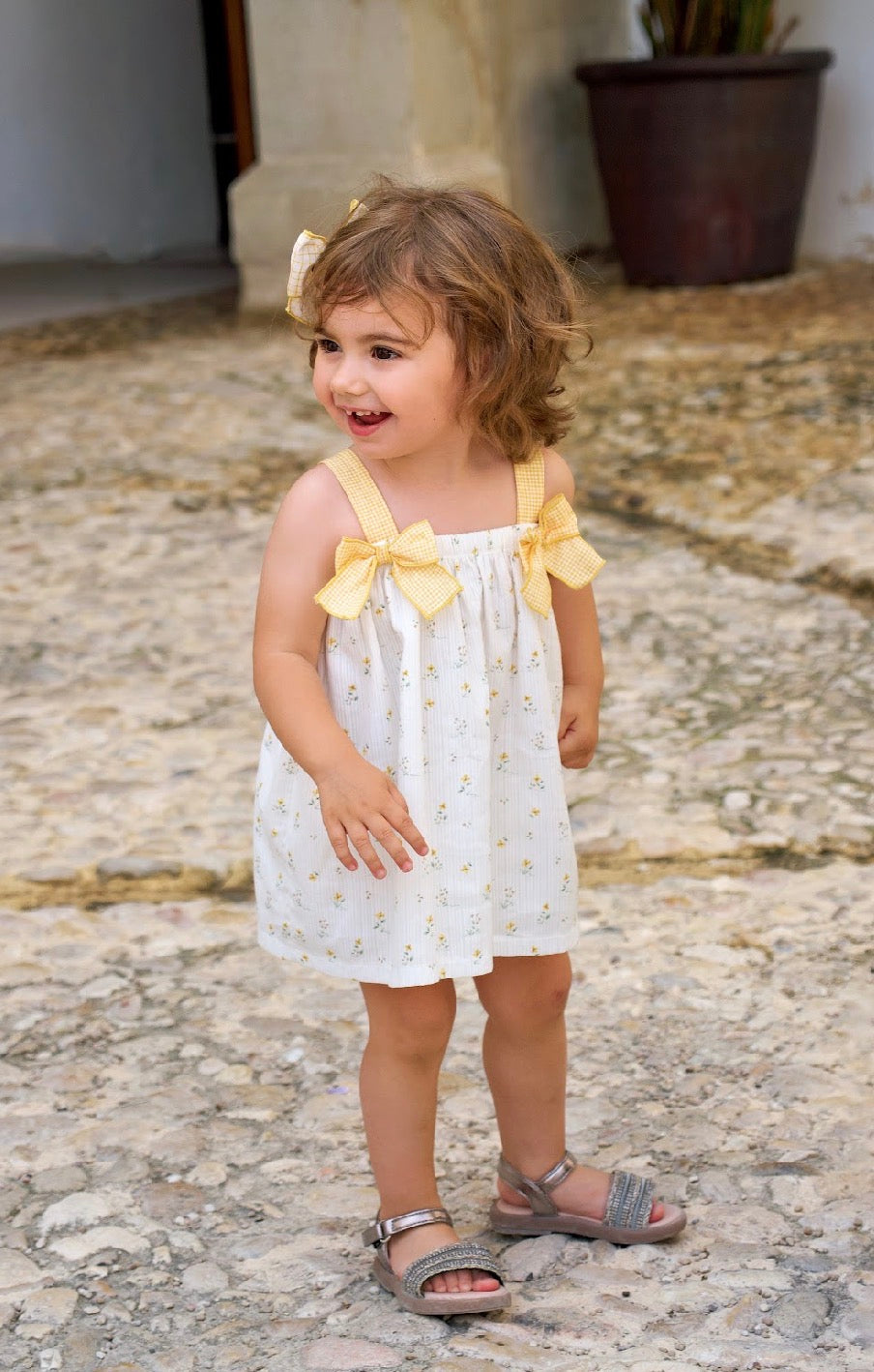 Rapife Summer Lemon Floral Dress