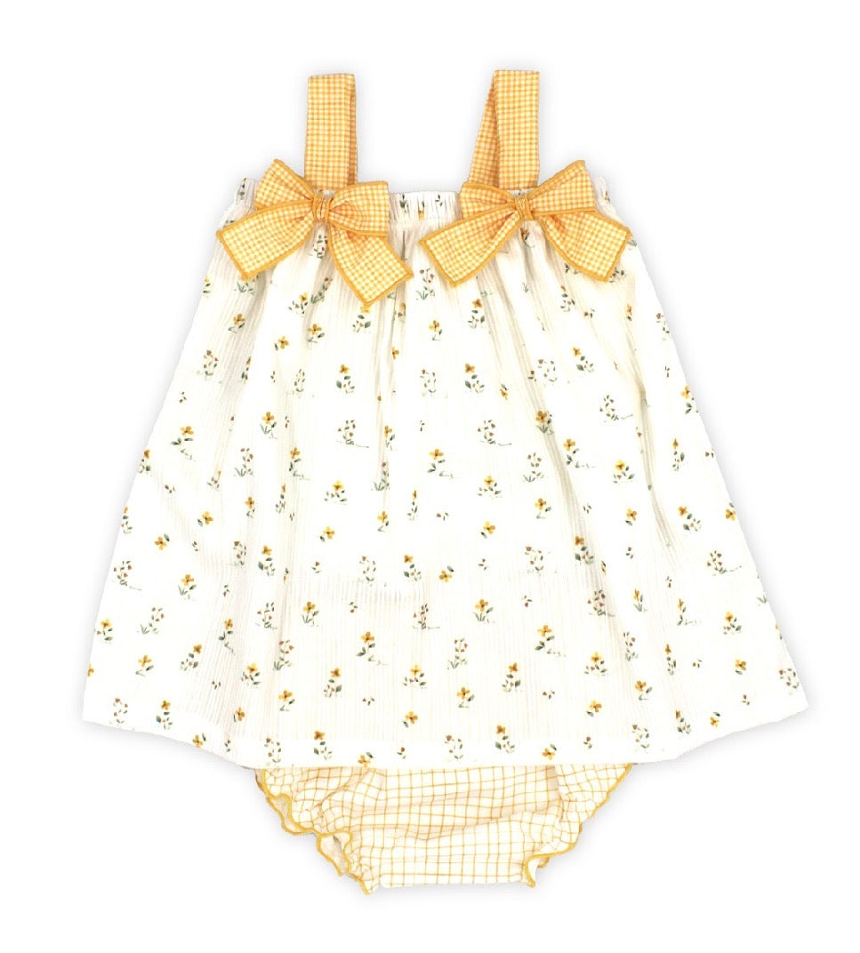 Rapife Summer Lemon Floral Dress