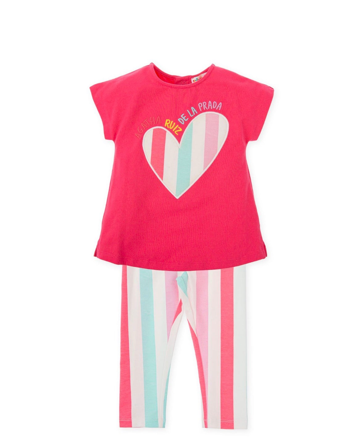 Agatha Ruiz De La Prada Pastel Stripe Legging Set