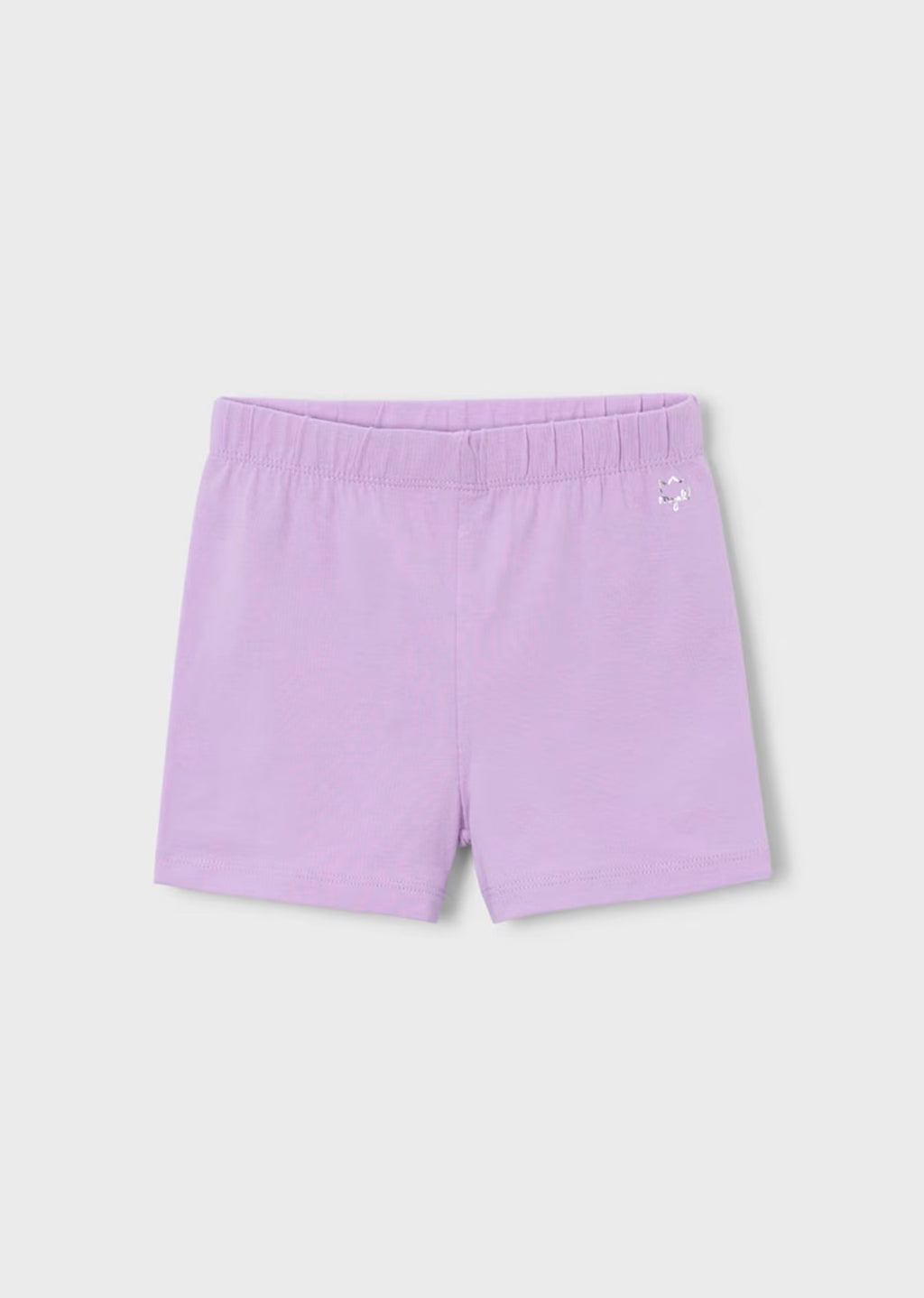 Mayoral Crochet Top and Lilac Shorts Set