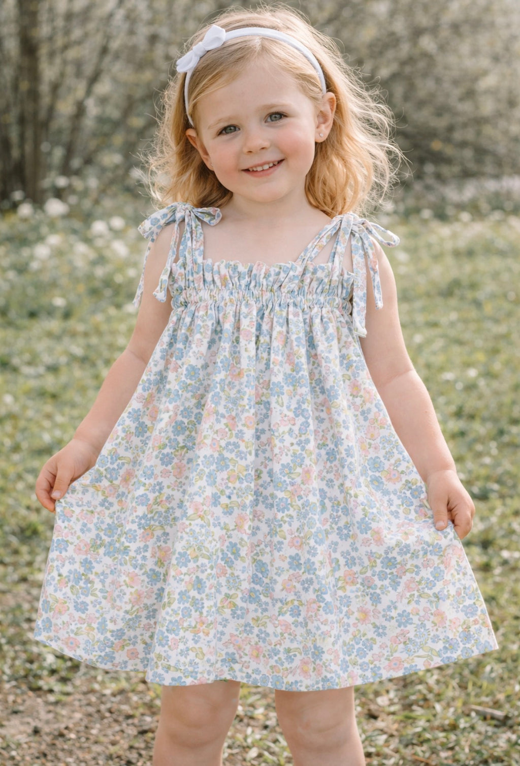 Meia Pata Flowers Liberty Sun Dress