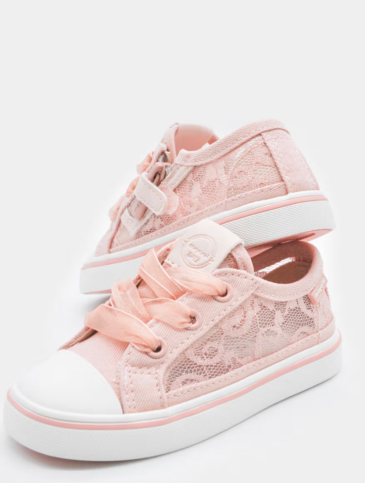 Mayoral Pink Lace Trainers