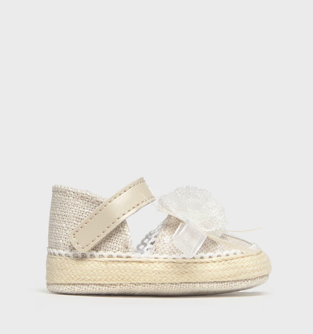 Mayoral Cream BABY Espadrilles