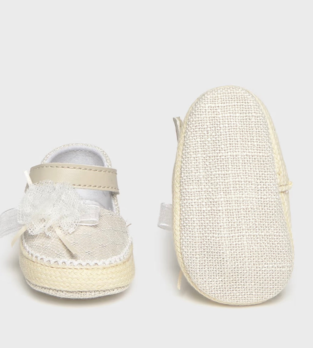Mayoral Cream BABY Espadrilles