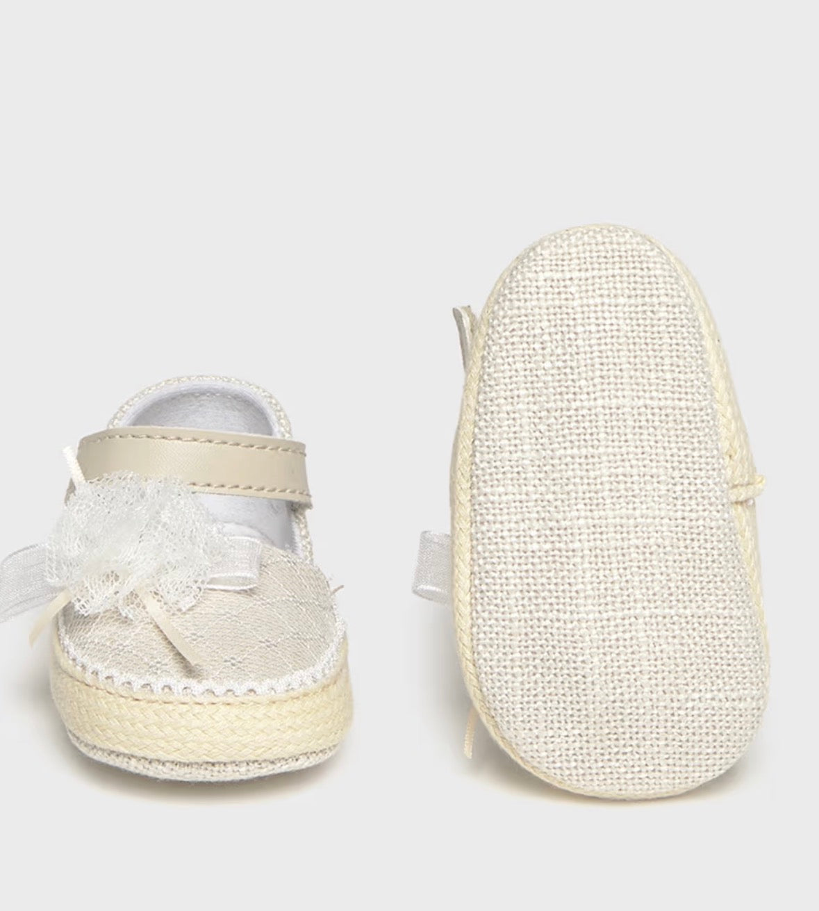 Mayoral Cream BABY Espadrilles