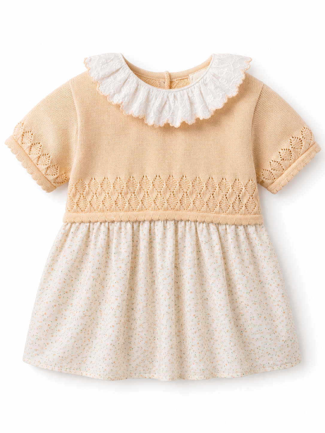 Dr Kid Coral Knit and Floral Dress