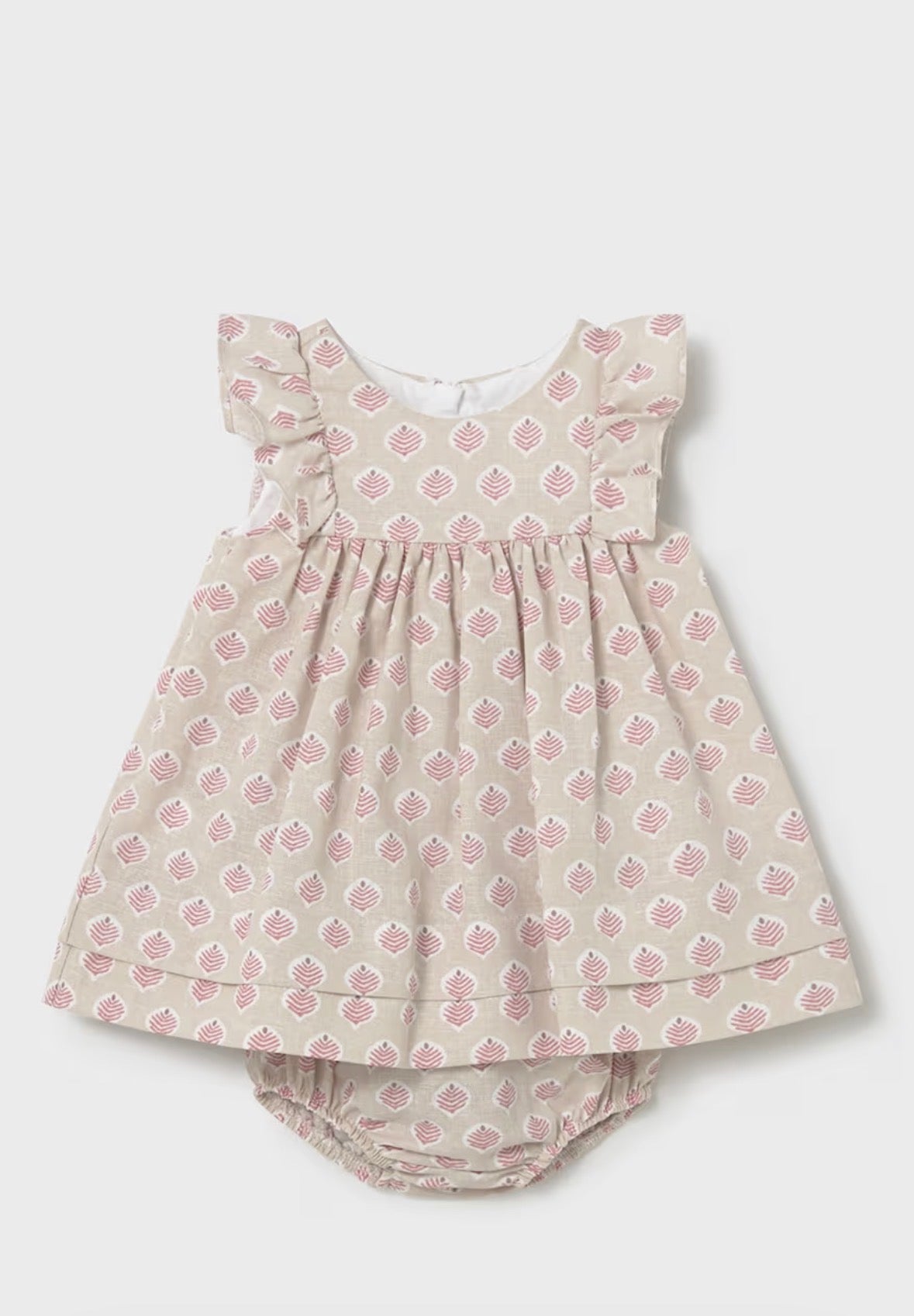Mayoral Terracota Dress with Jam Pants