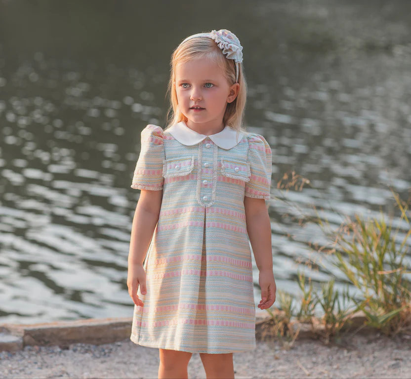 Rochy Tweed Sparkle Pearl Dress