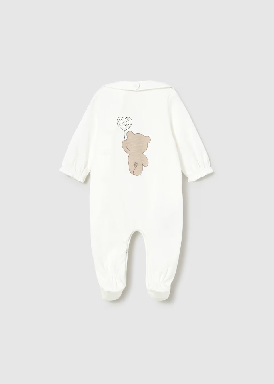 Mayoral Teddy bear Cream Bear All in One with Bib