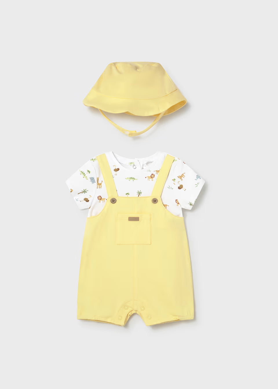 Mayoral Mock Dungaree Safari Set