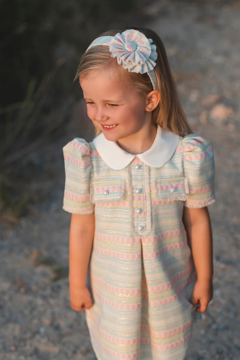 Rochy Tweed Sparkle Pearl Dress